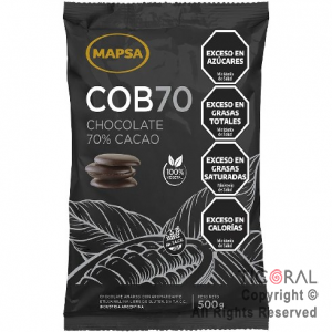 MAPSA COBERTURA 70% CACAO BOTONES X 500gr